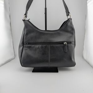 Giani Bernini Black Leather Hobo Shoulder Bag